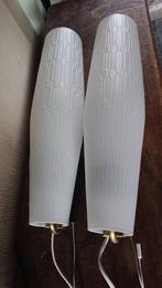 Zeldzaam Setje Wandlampen, Melkglas & Metaal, Peil & Putzler, Huis en Inrichting, Ophalen, Gebruikt, Glas, Peil Putzler