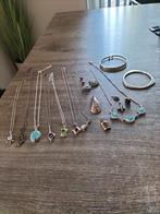 Antieke zilveren sieraden., Verzenden, Zilver