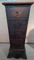 Koloniaal kastje, Ophalen, Koloniaal, 50 tot 100 cm, Zo goed als nieuw