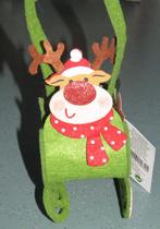 Vilten arreslee, Diversen, Kerst, Ophalen of Verzenden, Nieuw