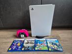 Playstation 5 met controller en spellen, Ophalen of Verzenden, Zo goed als nieuw, Playstation 5