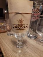 Gouden Carolus bierglas (Z209-48), Ophalen of Verzenden, Zo goed als nieuw, Glas of Glazen, Overige merken