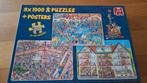 Jan van Haasteren - combi - 3x 1000, Hobby en Vrije tijd, Denksport en Puzzels, Ophalen, 500 t/m 1500 stukjes, Zo goed als nieuw