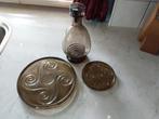 ART DECO  KARAF EN 2 ONDERZETTERS, Antiek en Kunst, Ophalen of Verzenden