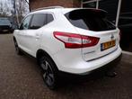 Nissan Qashqai 1.2 Tekna Leder / Navi / Panoramadak / Clima, Voorwielaandrijving, Euro 5, Gebruikt, Zwart