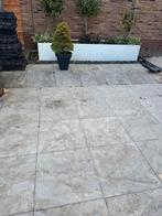 Natuur steen tegels, Tuin en Terras, Tegels en Klinkers, Ophalen, Gebruikt, Terrastegels, Natuursteen