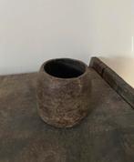 Nepalese potje, Ophalen of Verzenden, Nieuw, Rond, Hout