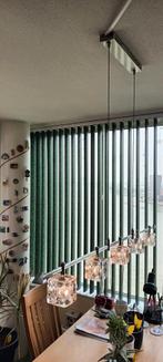 2 Hanglampen met Glazen Kubussen, prijs per stuk:, Ophalen, Zo goed als nieuw, Glas, 75 cm of meer