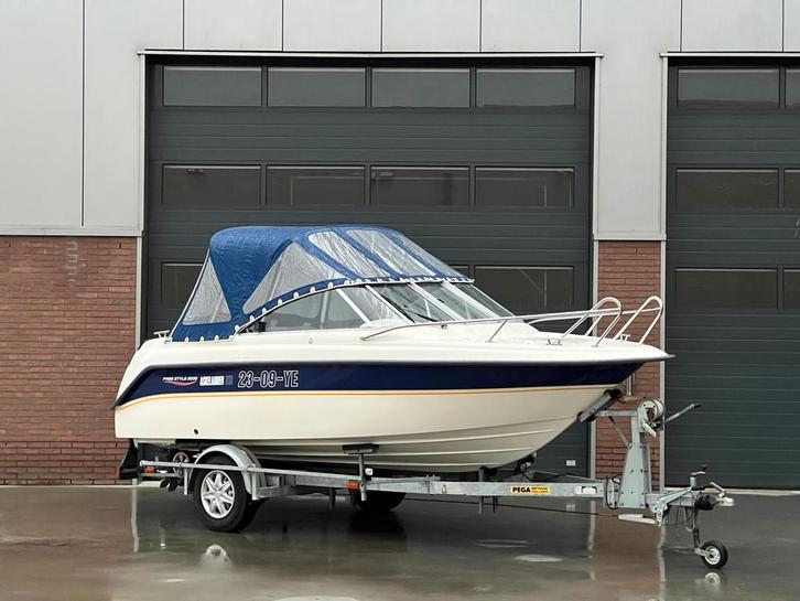 Askeladden 515 Speedboot Nieuw Mercury 50 pk 4t Pega Trailer, Watersport en Boten, Speedboten, Zo goed als nieuw, 3 tot 6 meter