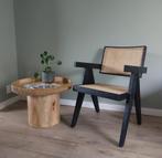 Fauteuil Scandinavisch zwart creme Stoel Eetkamerstoel Nieuw, Huis en Inrichting, Stoelen, Riet of Rotan, Zwart, Nieuw, Eén