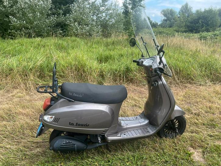 La Souris Sourini scooter - 25 km/u - blauw kenteken, Fietsen en Brommers, Snorfietsen en Snorscooters, Gebruikt, Overige merken
