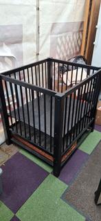 Box zwart kinderbox, Kinderen en Baby's, Boxen, Ophalen, Zo goed als nieuw, In hoogte verstelbaar