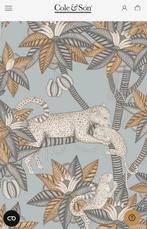 Cole & Son Ardmore behang - Satara 119/3012 NIEUW 5 rollen, Huis en Inrichting, Stoffering | Behang, Verzenden, Minder dan 10 m²