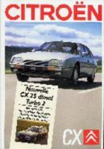 Citroen CX inc GTI Turbo originele brochure/auto folder '89, Boeken, Auto's | Folders en Tijdschriften, Ophalen of Verzenden