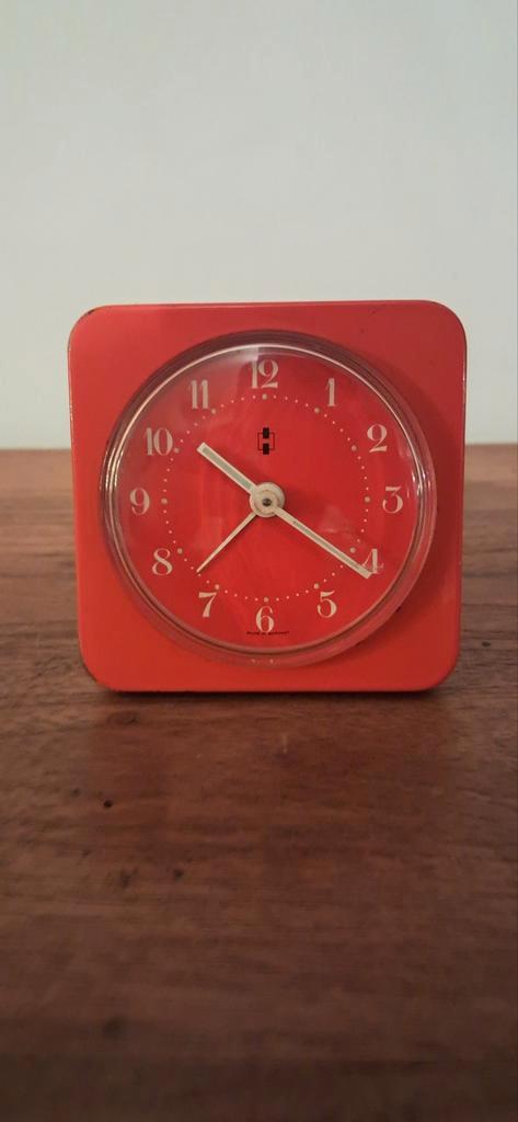 Vintage Kienzle Duo Mechanische Wekker - Jaren '50/'60, Antiek en Kunst, Antiek | Klokken, Ophalen of Verzenden