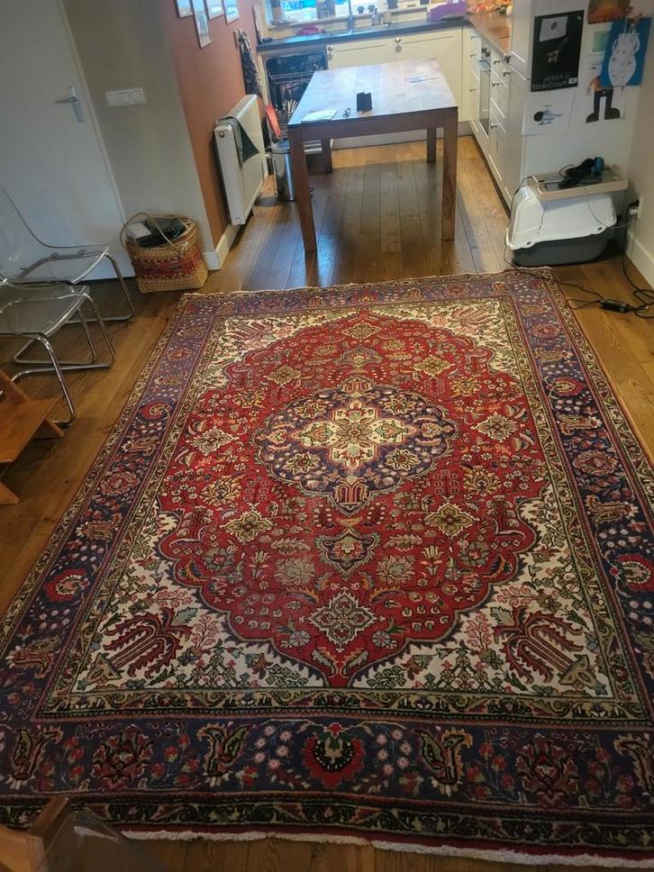 Perzisch tapijt 2x3m - Authentiek met certificaat, Antiek en Kunst, Antiek | Kleden en Textiel, Ophalen of Verzenden
