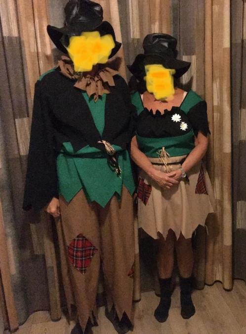 Carnaval kleding Dames & Heren 2 Vogelverschrikker en 2 Baby, Kleding | Dames, Carnavalskleding en Feestkleding, Zo goed als nieuw