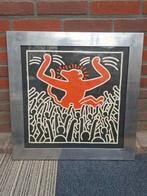Zoldervondst Keith Haring barking dog print, Antiek en Kunst, Kunst | Schilderijen | Abstract, Ophalen of Verzenden