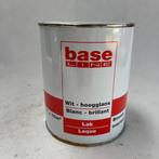 Baseline Lak Verf Wit Hoogglans 750ml, Baseline, Wit, Ophalen of Verzenden, Baseline
