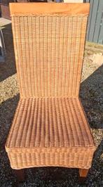 6 rieten stoelen, Ophalen, Zo goed als nieuw, Bruin