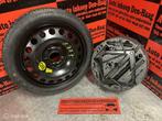 Opel Fiat | Thuiskomer + Krikset | 5x100 | T115/70/R15 |, Auto-onderdelen, Gebruikt, 16 inch, Ophalen of Verzenden