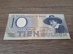 Vrijwel UNC biljet 10 gulden Staalmeester, 1943, Postzegels en Munten, Bankbiljetten | Nederland, Ophalen of Verzenden, 10 gulden