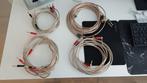 Diverse OFC speaker kabels 1.5mm met vergulde banaanstekkers, Ophalen of Verzenden, Nieuw, 2 tot 5 meter, Luidsprekerkabel