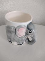 Olifant Beker - Schattige Keramische Mok, Ophalen, Zo goed als nieuw, Overige vormen, Porselein of Keramiek