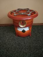 Terra cotta emaille 1pits petroleumstel Orgineel Beccon, Ophalen of Verzenden