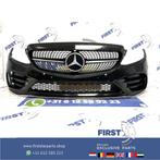 W205 FACELIFT AMG VOORBUMPER + PANAMERICANA GRIL 2019 Merced, Auto-onderdelen, Carrosserie en Plaatwerk, Gebruikt, Voor, Mercedes-Benz