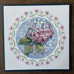 Geborduurde kaart 31, Hobby en Vrije tijd, Kaarten | Zelfgemaakt, Ophalen of Verzenden, Zo goed als nieuw, Overige thema's