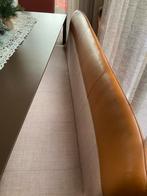 Leolux eetbank - leer en stof - Didore, Huis en Inrichting, Ophalen, Gebruikt, Vierpersoons of meer, Leer