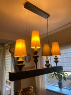 Gratis Hanglamp met 4 lampen, Ophalen, Gebruikt, Metaal, 50 tot 75 cm