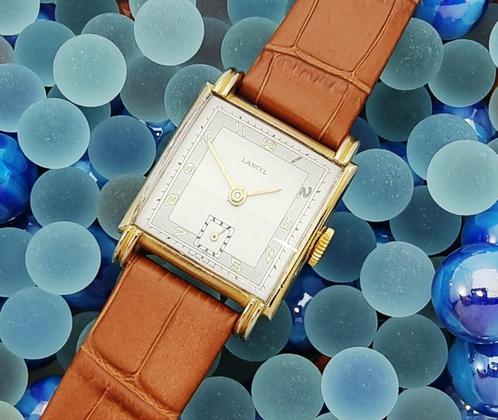 Lancyl unisex horloge NOS 1945 Vintage Nieuw, Sieraden, Tassen en Uiterlijk, Horloges | Antiek, Polshorloge, Overige merken, Staal