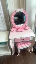 Mini kaptafeltje voor kleine meisje en pop kinderwagen, Huis en Inrichting, Tafels | Kaptafels, Ophalen, Gebruikt, Hout, Minder dan 100 cm