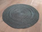 Jute vloerkleed 120 cm, Ophalen, Rond, Zo goed als nieuw, Groen