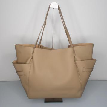 Nieuw! Zara • Grote Beige Tote Tas Met Prijskaartje