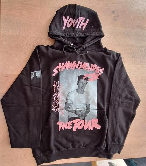 Shawn Mendes The Tour Youth hoodie zwart met datums maat S, Kleding | Dames, Truien en Vesten, Zo goed als nieuw, Maat 36 (S)