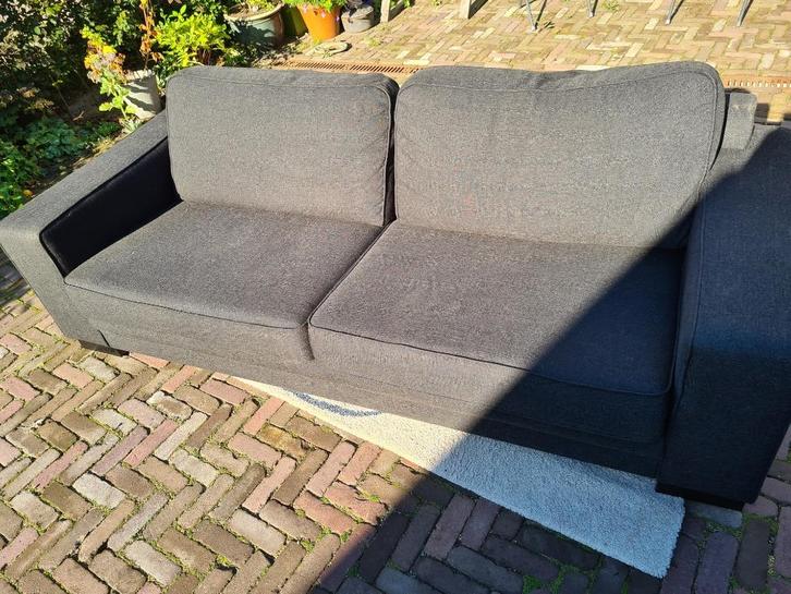 Bankstel, Huis en Inrichting, Banken | Bankstellen, Gebruikt, Rechte bank, Overige maten, 200 tot 250 cm, 75 tot 100 cm, Overige materialen