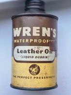 Wren's Leather Oil Olie blik, Verzamelen, Ophalen of Verzenden, Gebruikt, Overige