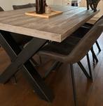 eettafel 180x100, Huis en Inrichting, Tafels | Eettafels, Ophalen, 100 tot 150 cm, Zo goed als nieuw, Vijf personen of meer