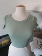 Mintkleurige crop top maat S, Ophalen of Verzenden, Zo goed als nieuw