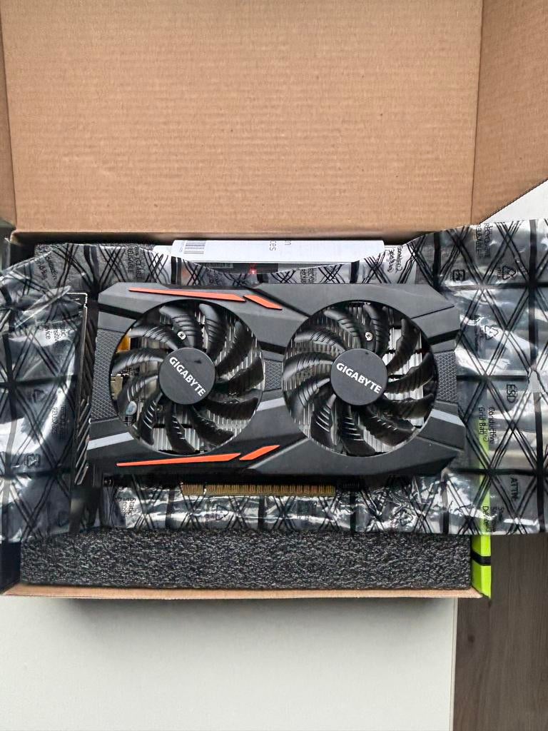 Gigabyte GTX 1050 2GB Videokaart, Computers en Software, Videokaarten, Ophalen, PCI-Express 3, HDMI, Nvidia
