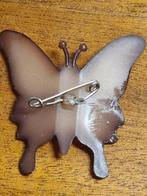 broche vlinder bruin kunsststof, Ophalen of Verzenden, 'T Olde Gre-j, Info@toldegrej.nl, Endepoelstraat 20f Didam