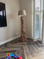 Boomstamlamp  148  cm hoog zonderkap, Huis en Inrichting, Lampen | Vloerlampen, Ophalen of Verzenden, Zo goed als nieuw