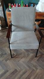 Woood Sally fauteuil vergrijsd groen, Ophalen, Zo goed als nieuw, 75 tot 100 cm, 50 tot 75 cm
