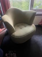 Groene fauteuil, Huis en Inrichting, Fauteuils, Ophalen, Gebruikt, 75 tot 100 cm, Stof