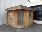 blokhut vijfhoek, Tuin en Terras, Tuinhuizen, Ophalen, 250 tot 500 cm, Blokhut, 2 ramen
