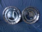 Paar Zilfapleet Voorschoten ronde borden model 1 d. 27,5 cm, Antiek en Kunst, Ophalen of Verzenden