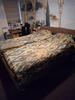 boxspring 180x210, Ophalen, Gebruikt, Bruin, 210 cm